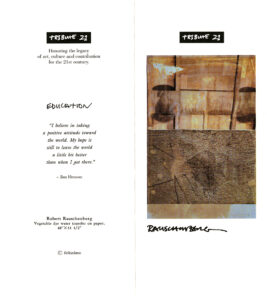Felissimo brochure for Education (Tribute 21), 1994. SFMOMA Permanent Collection Object Files