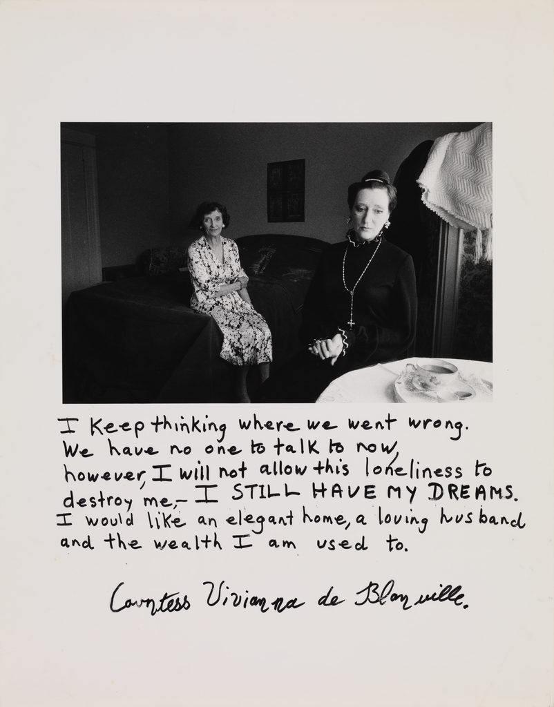 Artwork image, Jim Goldberg, Countess Vivianna de Blonville