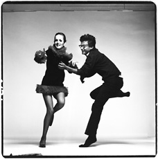 Richard Avedon with Twiggy