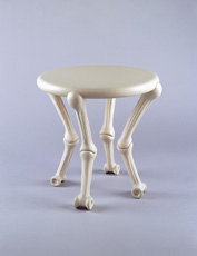 John Dickinson, chair with bone legs