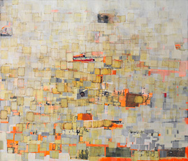 Mark Bradford, mixed media work