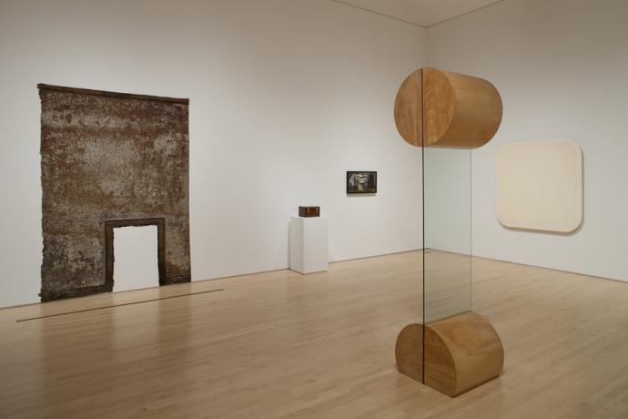 Installation view of Not New Work: Vincent Fecteau Selects from the Collection