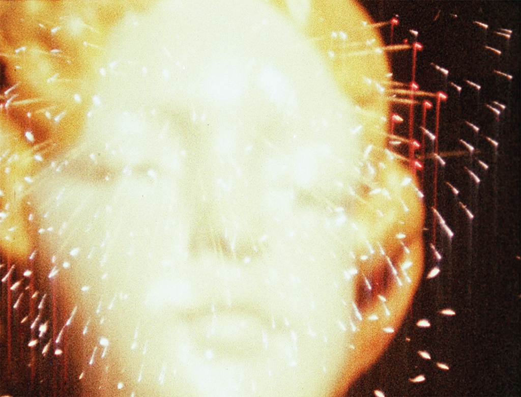Video still, Bruce Conner, LOOKING FOR MUSHROOMS, 1996