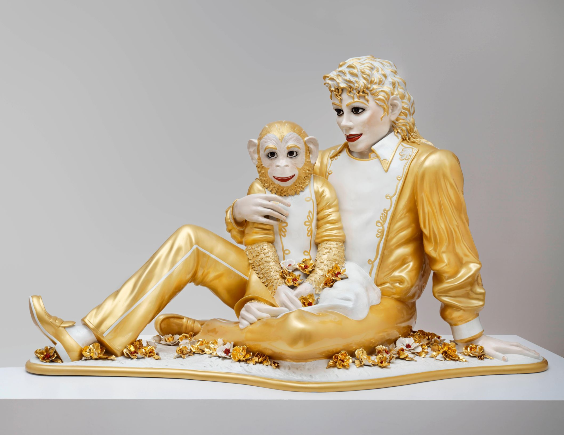 Michael Jackson and Bubbles · SFMOMA