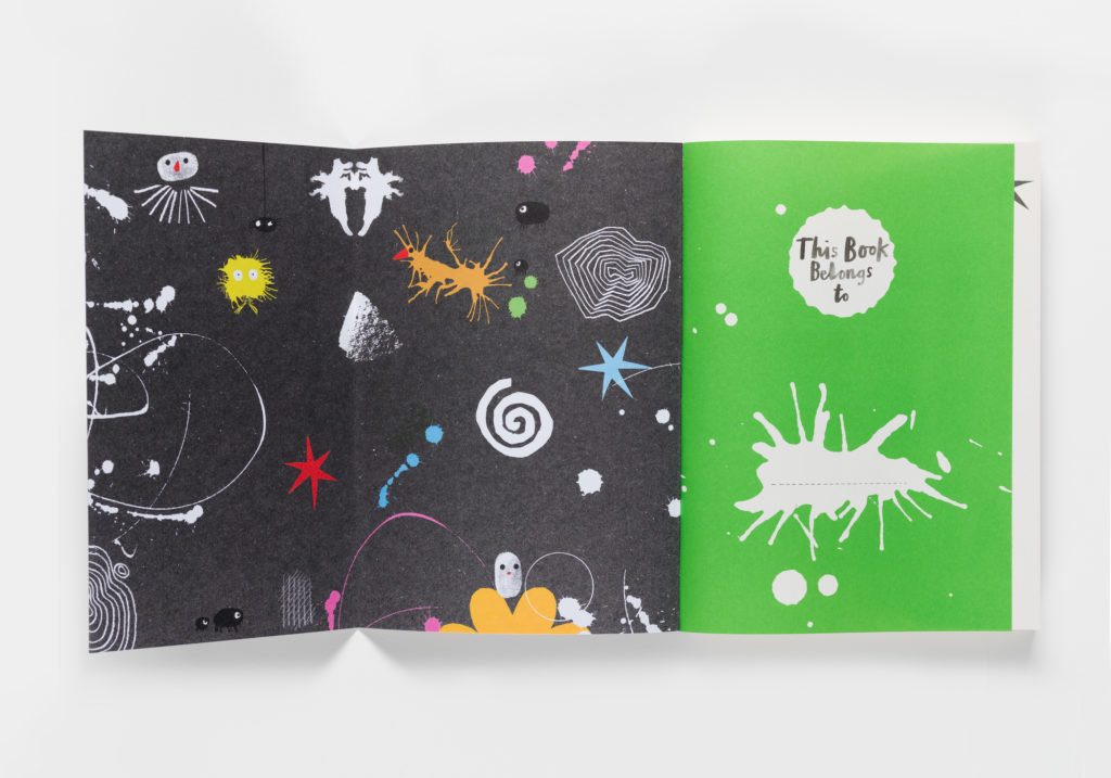 Play Artfully publication inside flap open