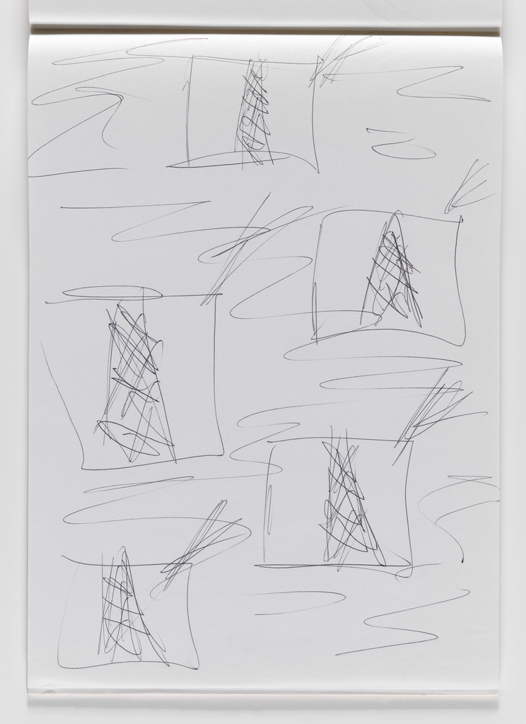 Nam June Paik, Untitled, from Untitled Notebook, 1980 page 24