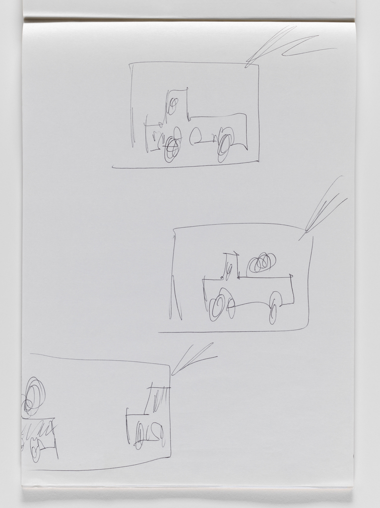 Nam June Paik, Untitled, from Untitled Notebook, 1980 page 30