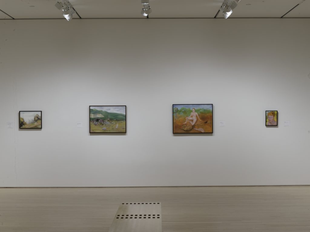 Several paintings by Katharina Wulff