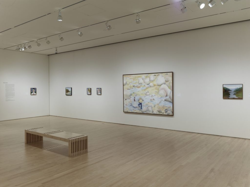 Several paintings by Katharina Wulff