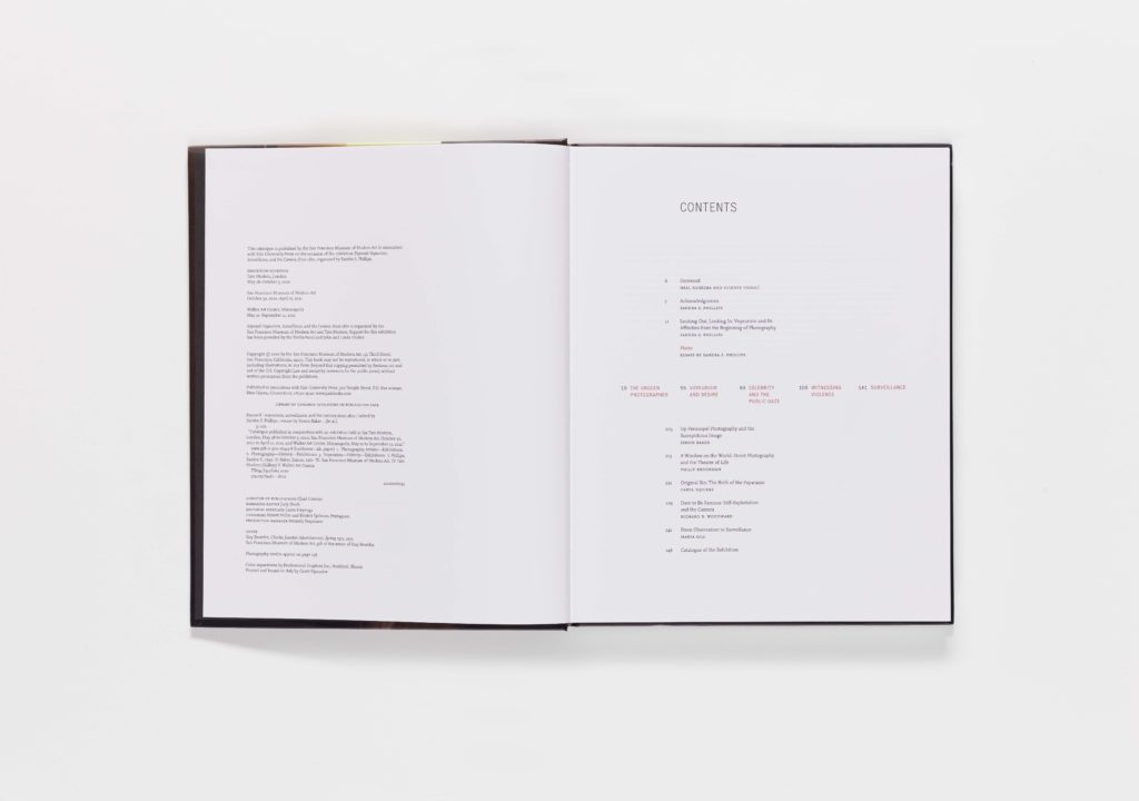 Exposed publication table of contents