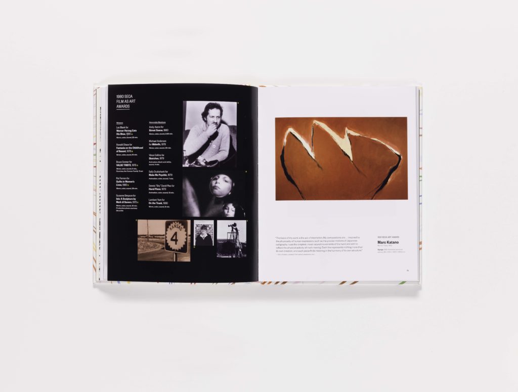 Fifty Years of Bay Area Art publication pages 70-71