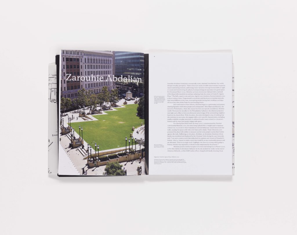 2012 SECA Art Award publication folding pages 8-9 (closed)