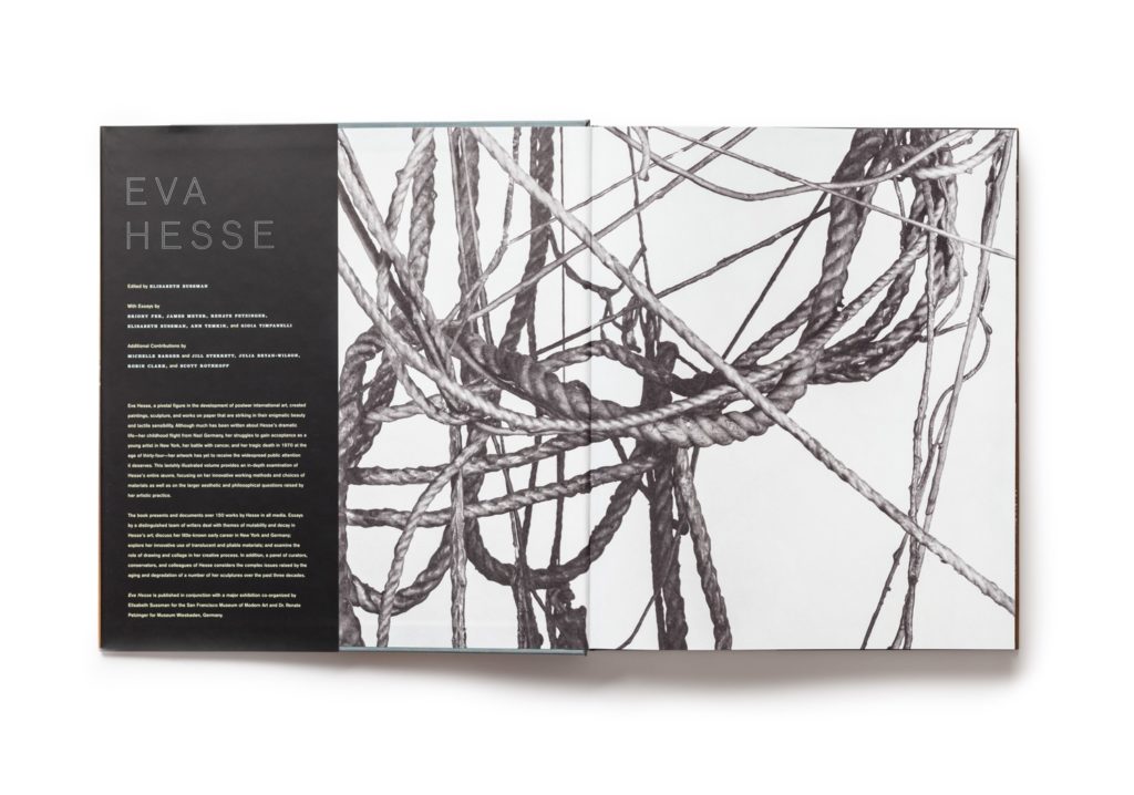 Eva Hesse publication front endsheet