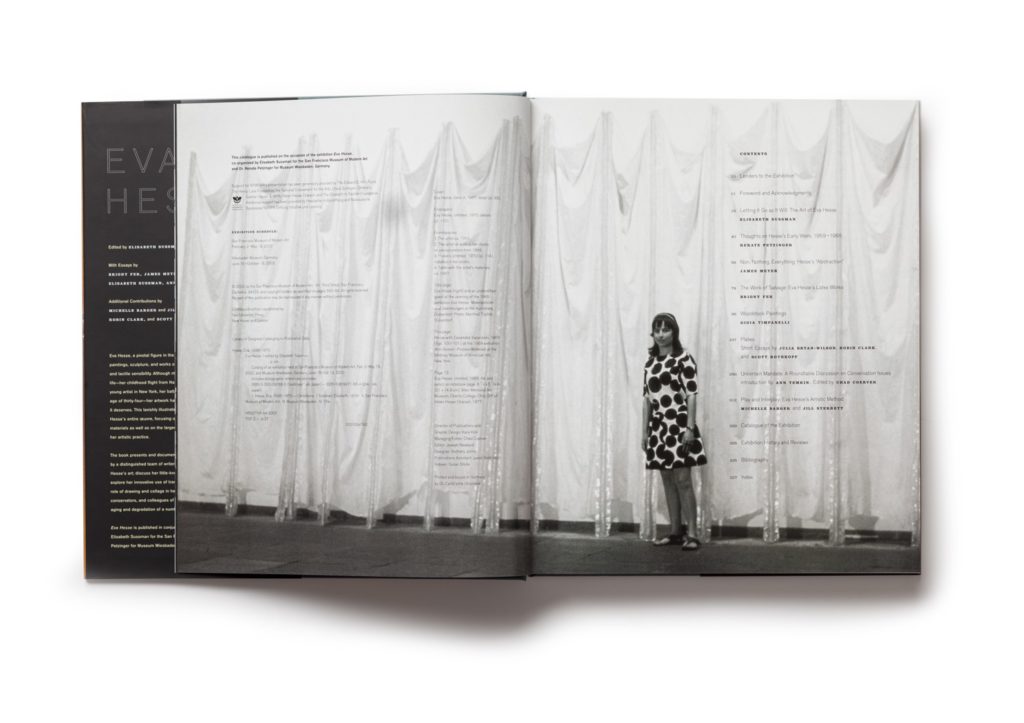 Eva Hesse publication table of contents