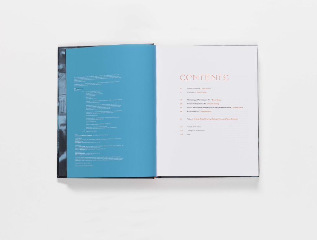 The Art of Participation publication table of contents