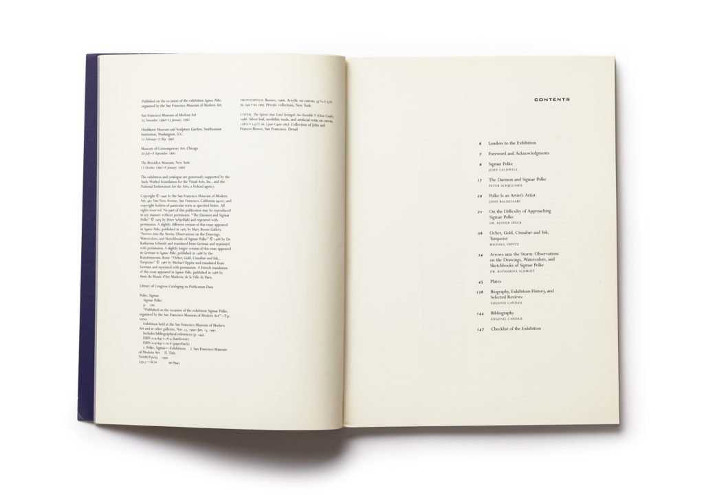 Sigmar Polke, content