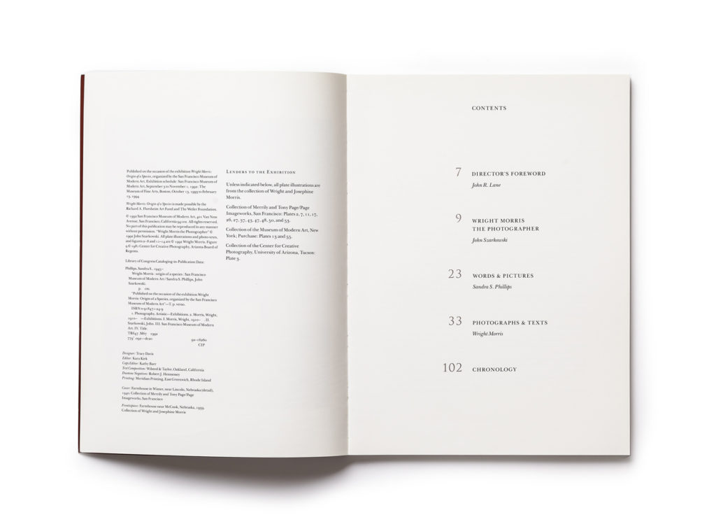 Wright Morris: Origin of a Species · SFMOMA