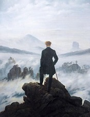 The Wanderer Above the Mists, Casper David Friedrich