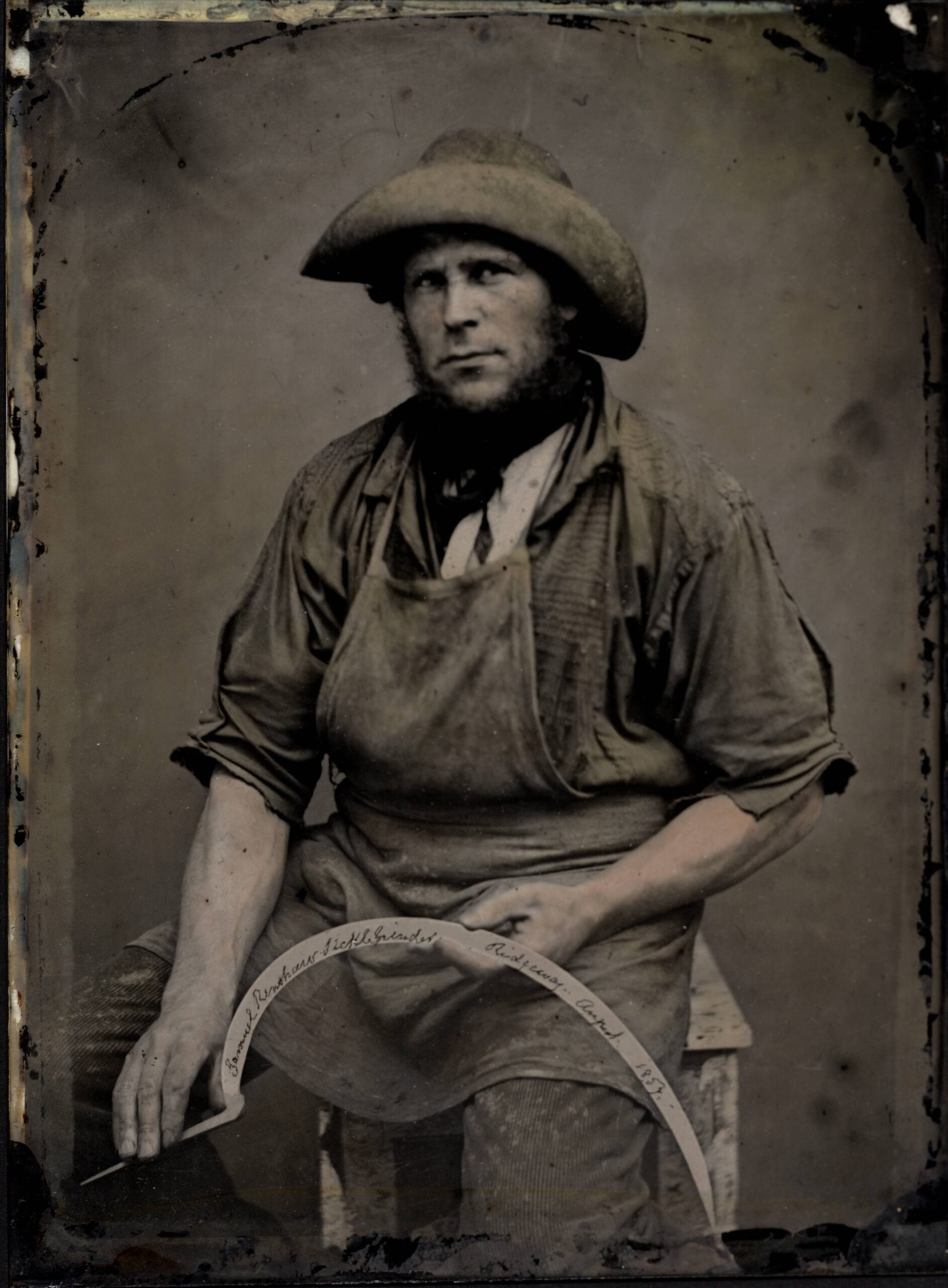 Unknown, Samuel Renshaw, Sicklegrinder, Ridgeway, August 1857, 1857 ...