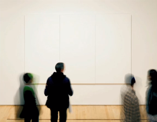 Time lapse Video Of Robert Rauschenberg s White Painting three Panel time-lapse-video-of-robert-rauschenberg-s-white-painting-three-panel