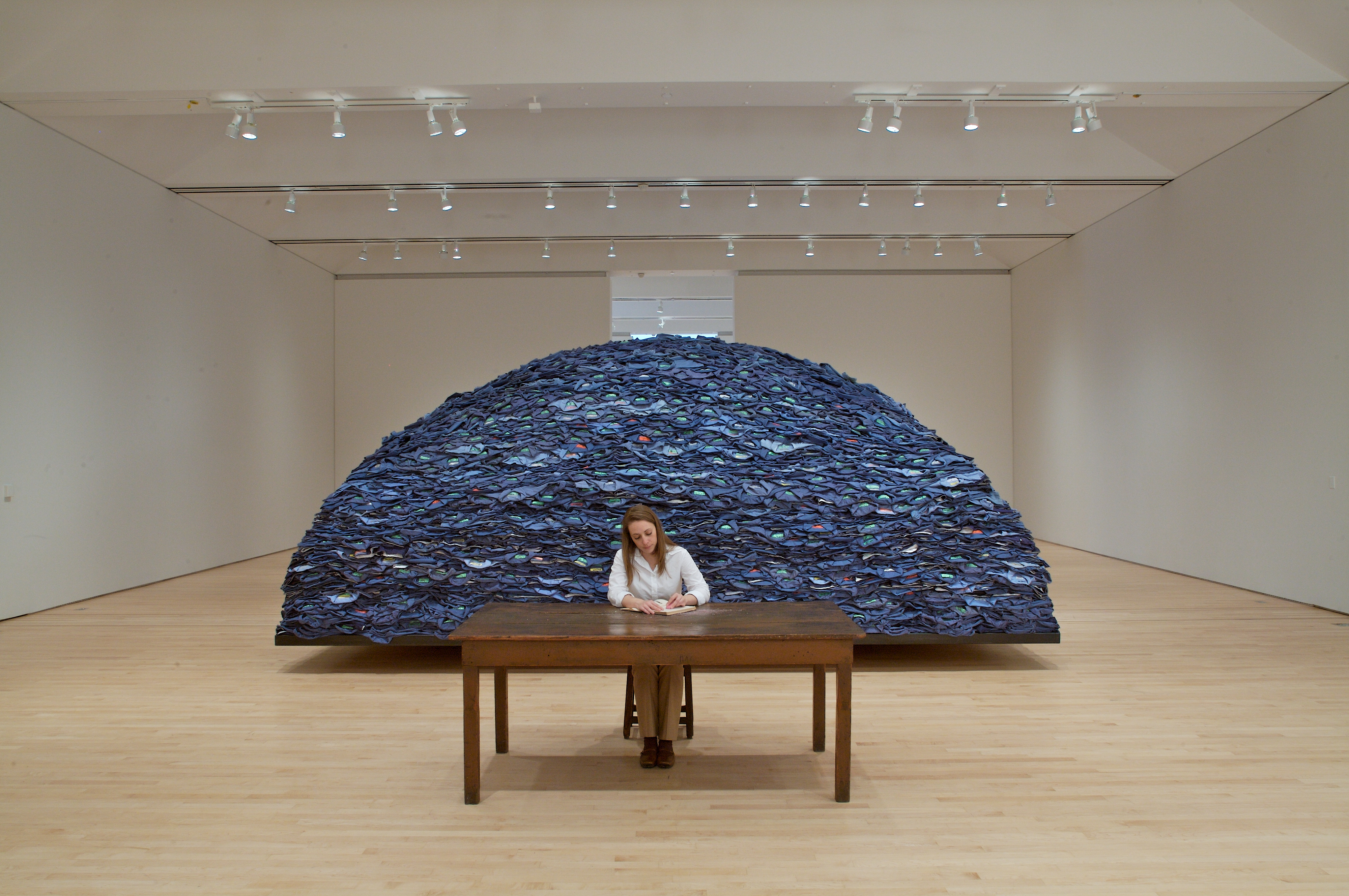 Ann Hamilton, indigo blue, 1991/2007 · SFMOMA