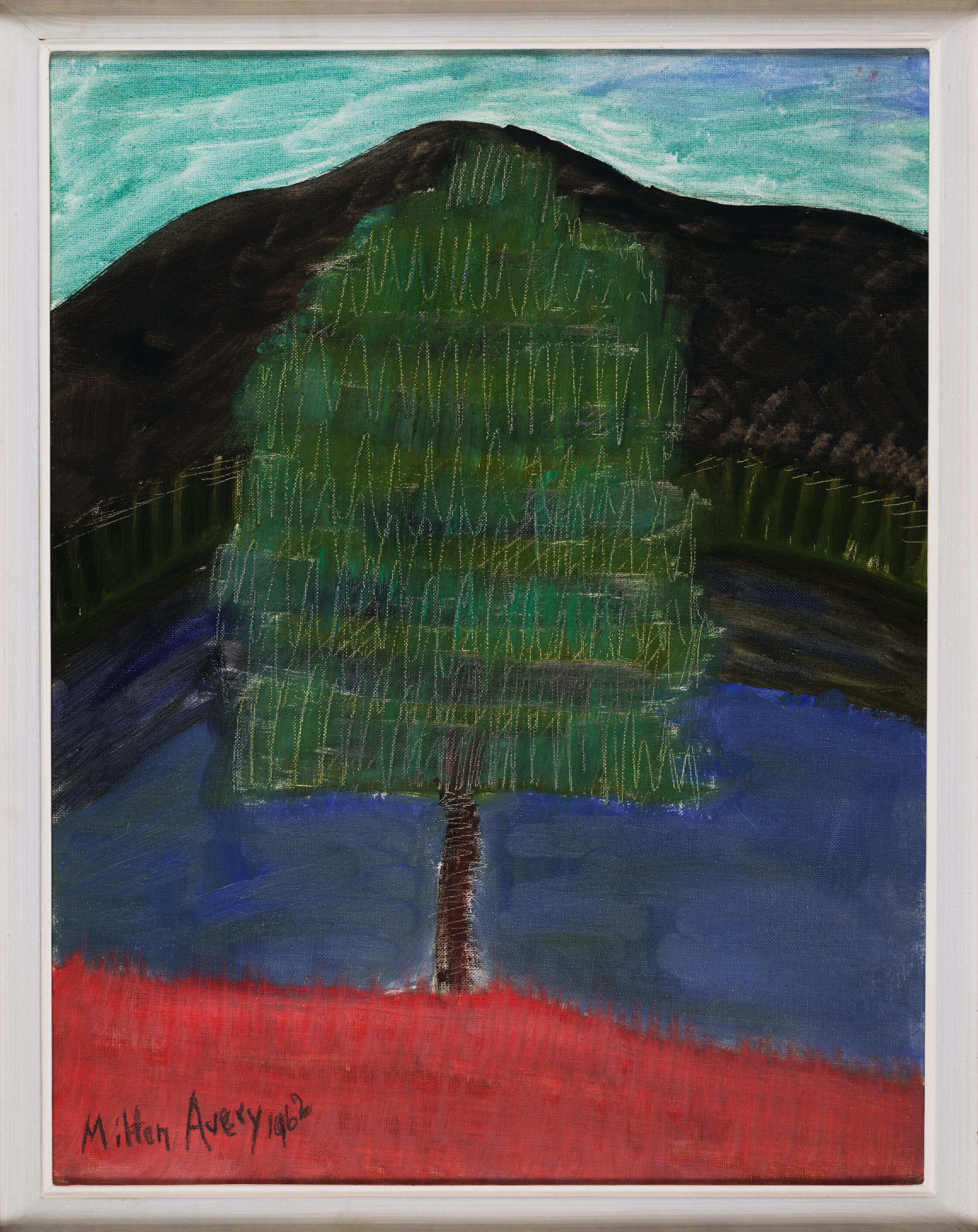 Milton Avery, Lakeside Tree, 1962 · SFMOMA