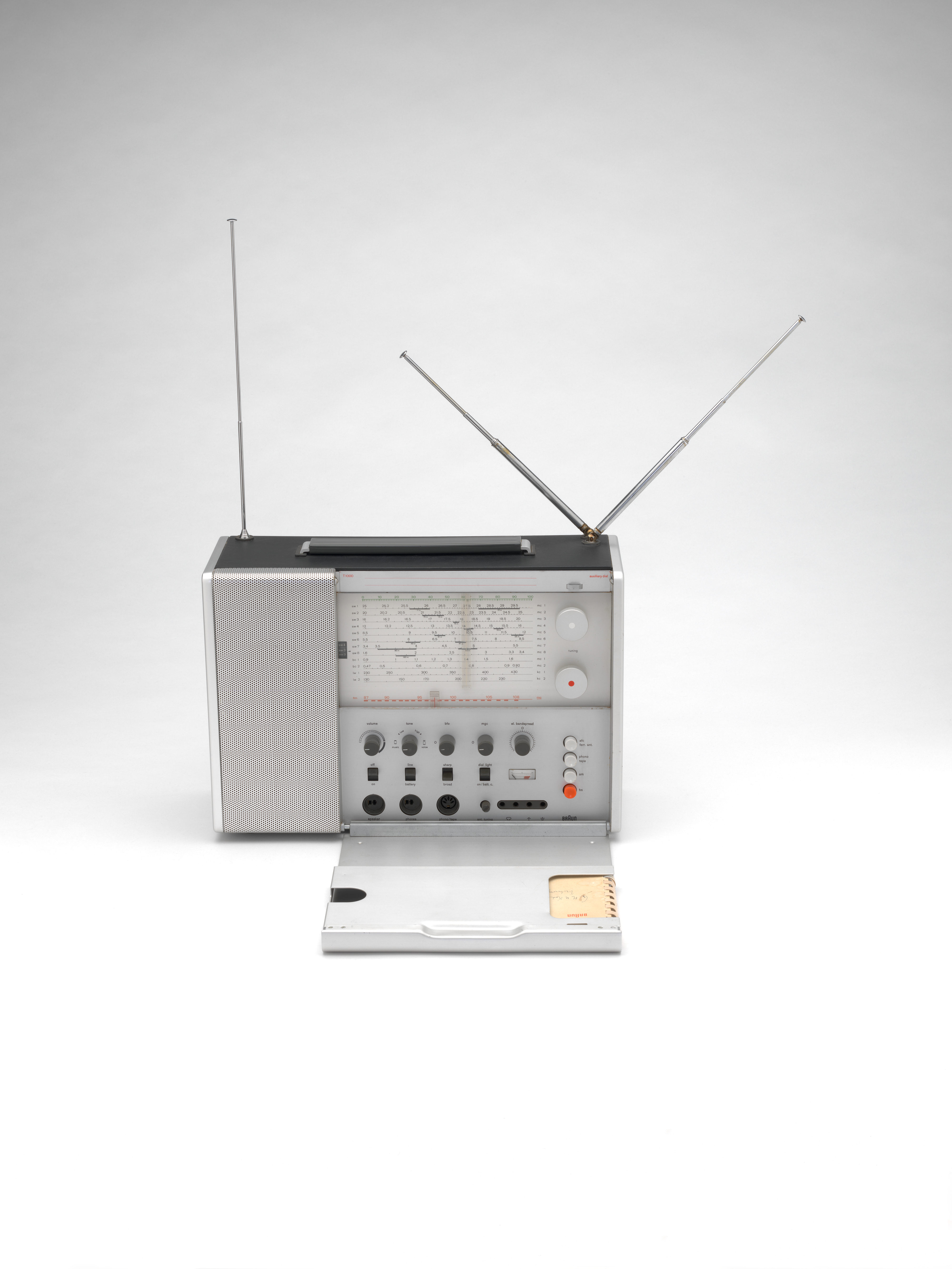 ①早いもの勝ち Braun T1000 ブラウン ラジオ Dieter Rams World Receiver T 1000 Radio · Brooklyn Museum