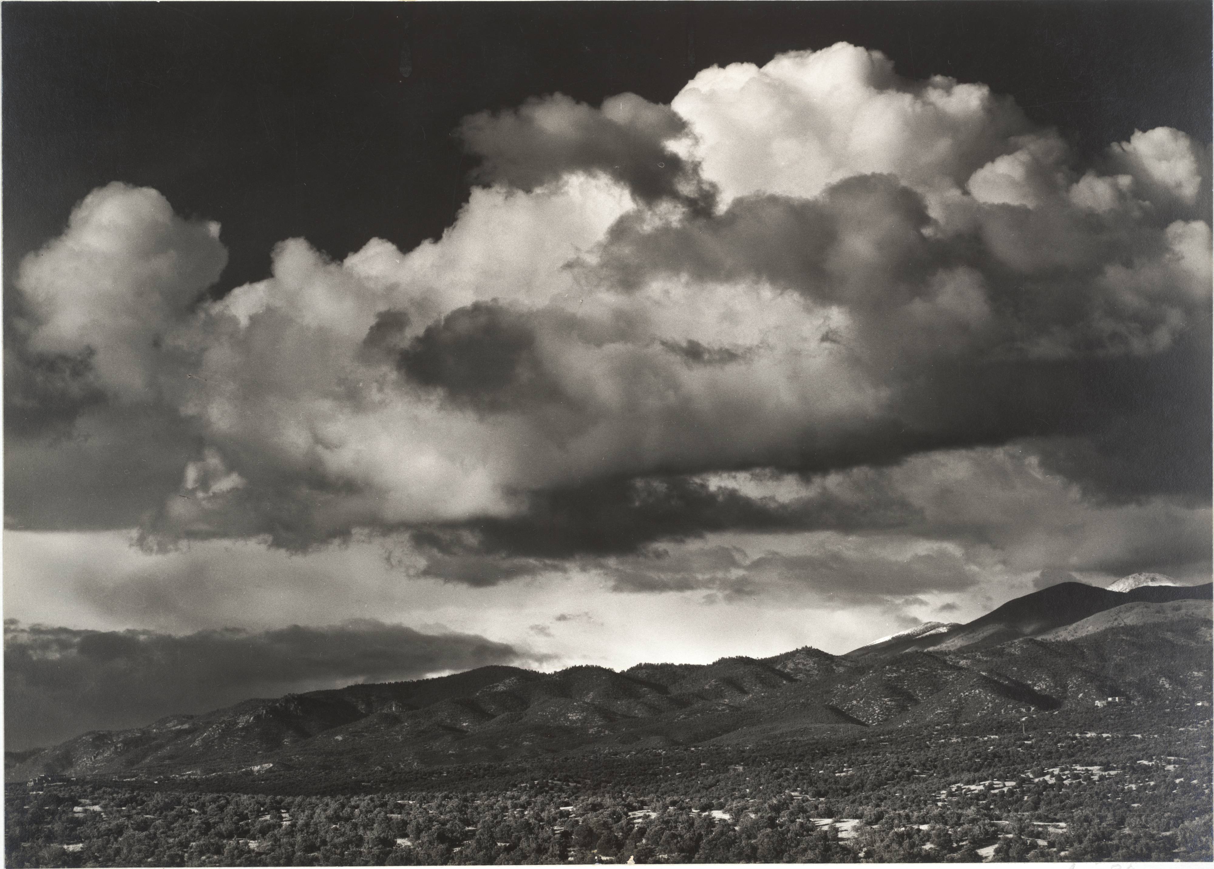 Ansel Adams, Clouds, New Mexico, 1933 · SFMOMA