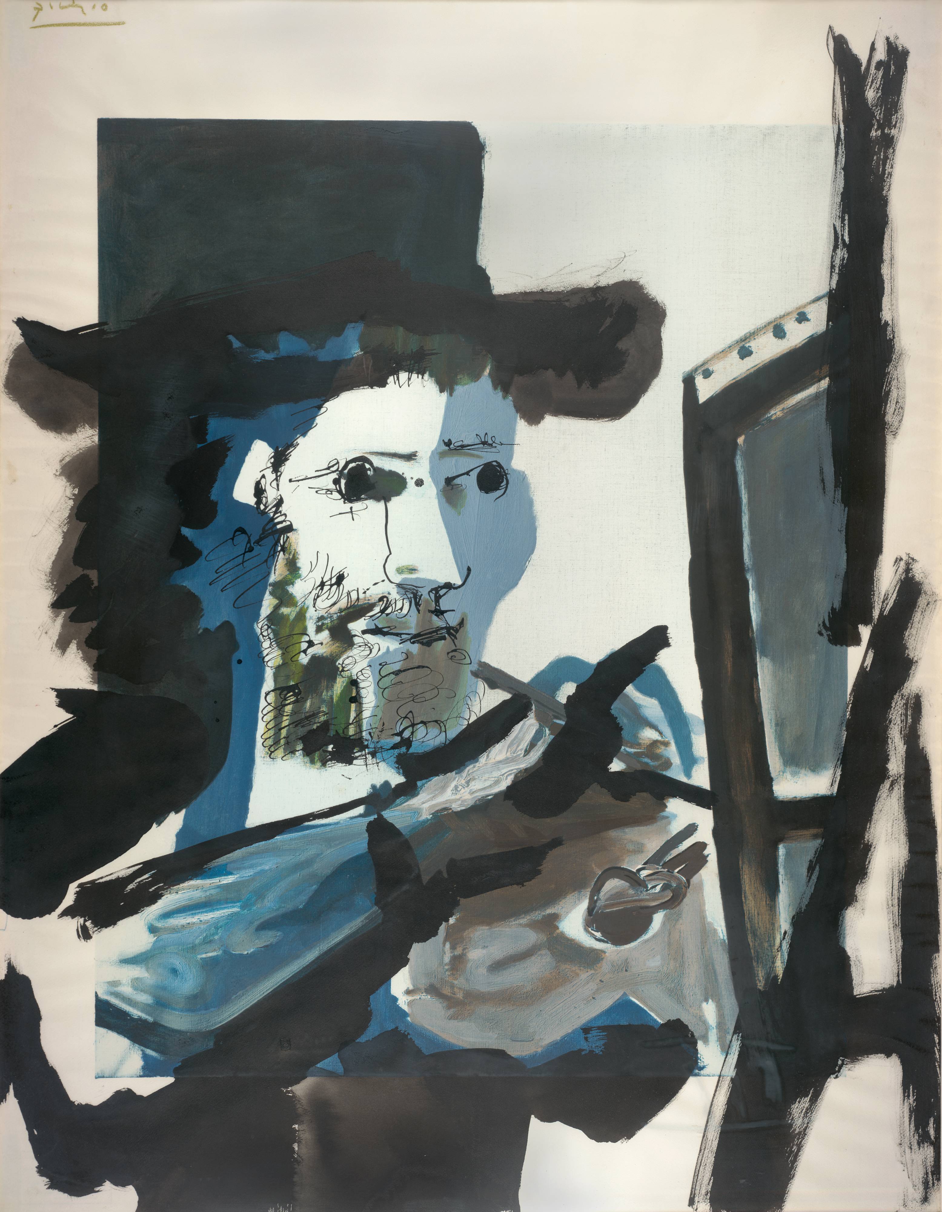 Pablo Picasso, Le Peintre (The Painter), 1964 · SFMOMA