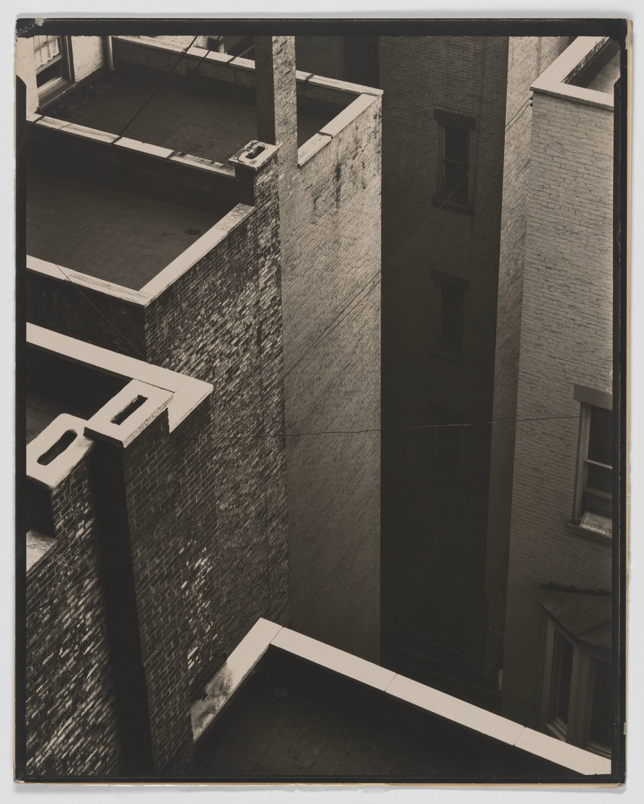 Paul Strand, The Court, New York, 1924 · SFMOMA