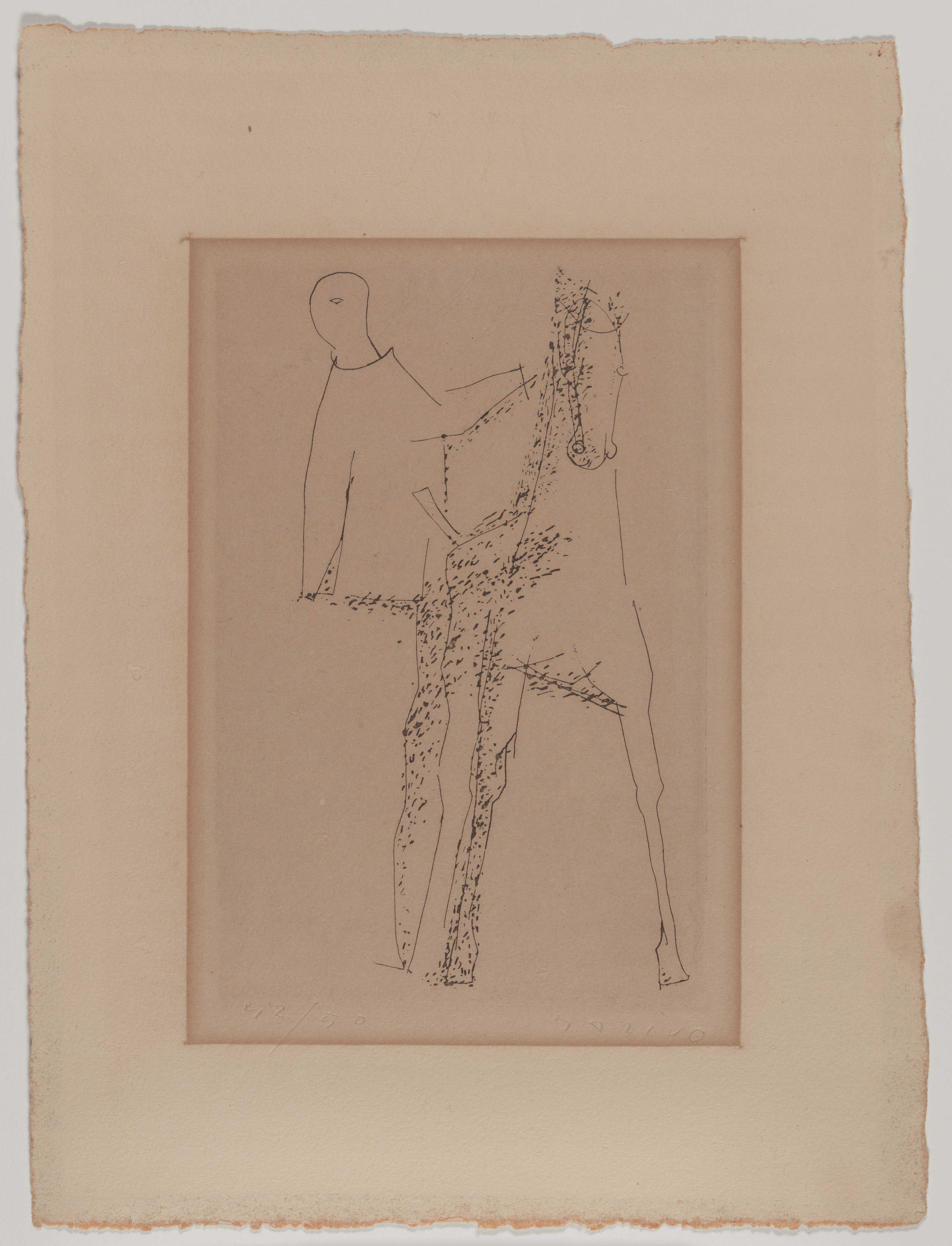 Marino Marini, Cavaliere (Rider), 1942-1950 · SFMOMA