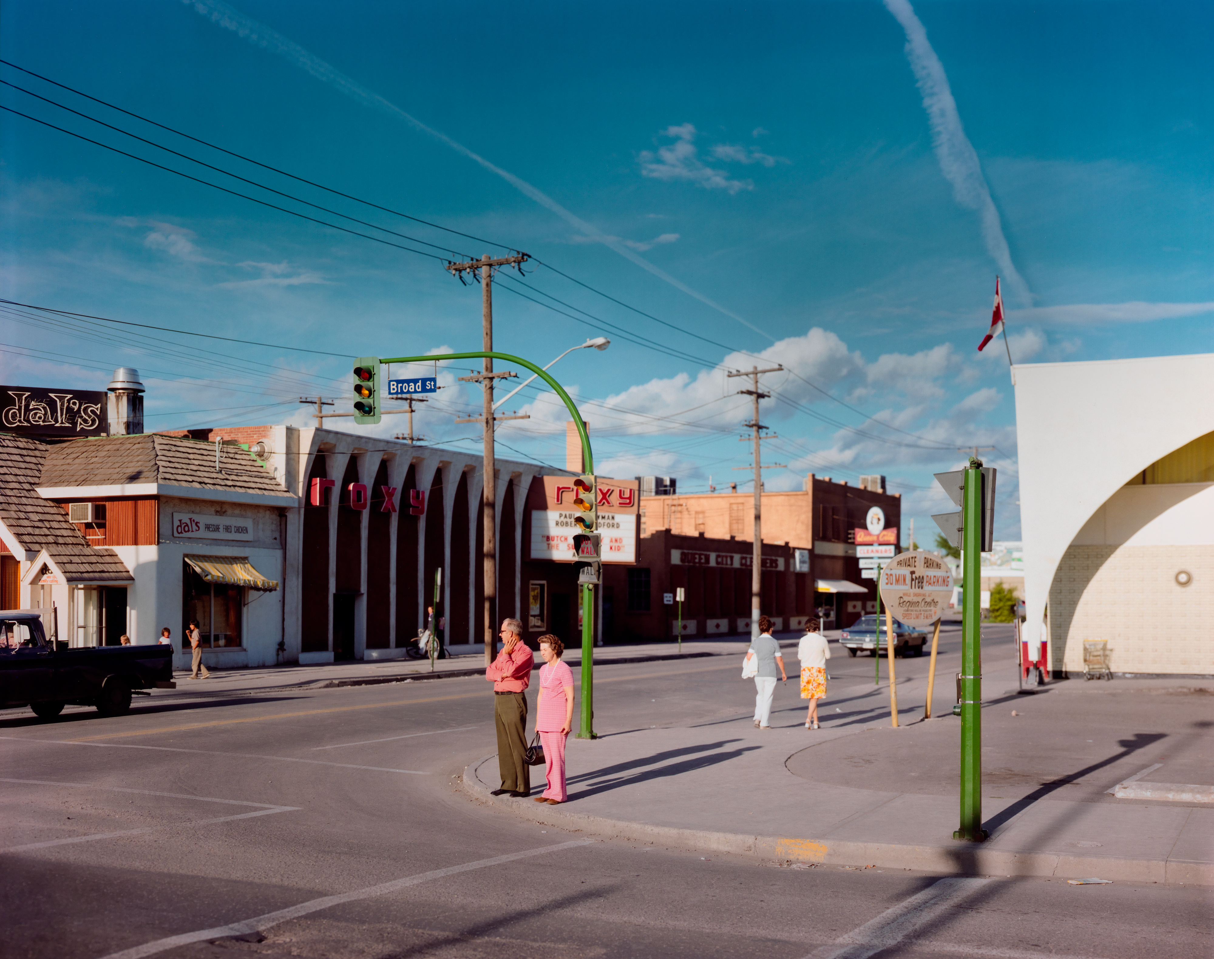 Stephen Shore, Broad Street, Regina, Saskatchewan, August 17, 1974