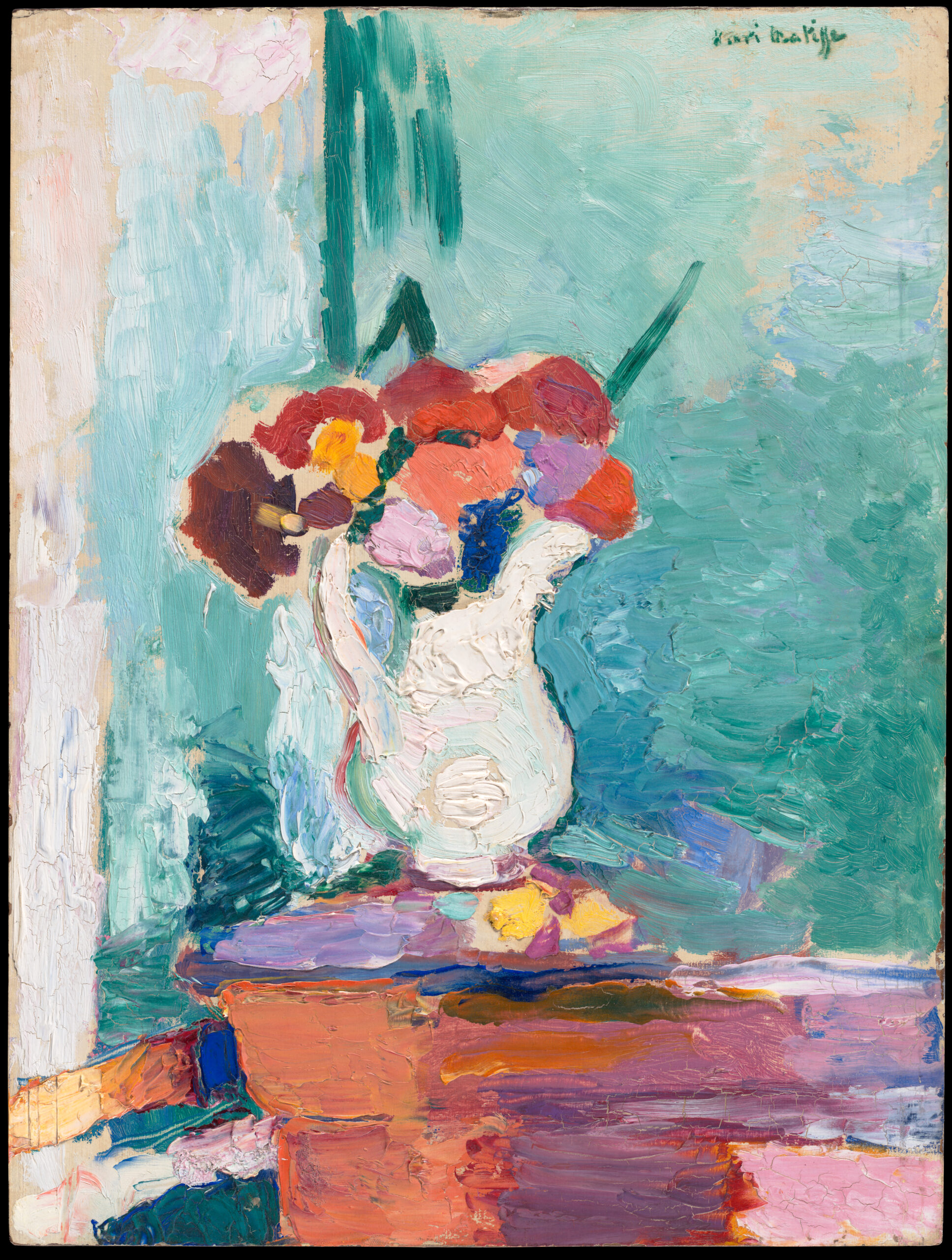 Matisse マティス Fleurs, Feuillages, Dessins Henri Matisse, Flowers, 1907 · SFMOMA
