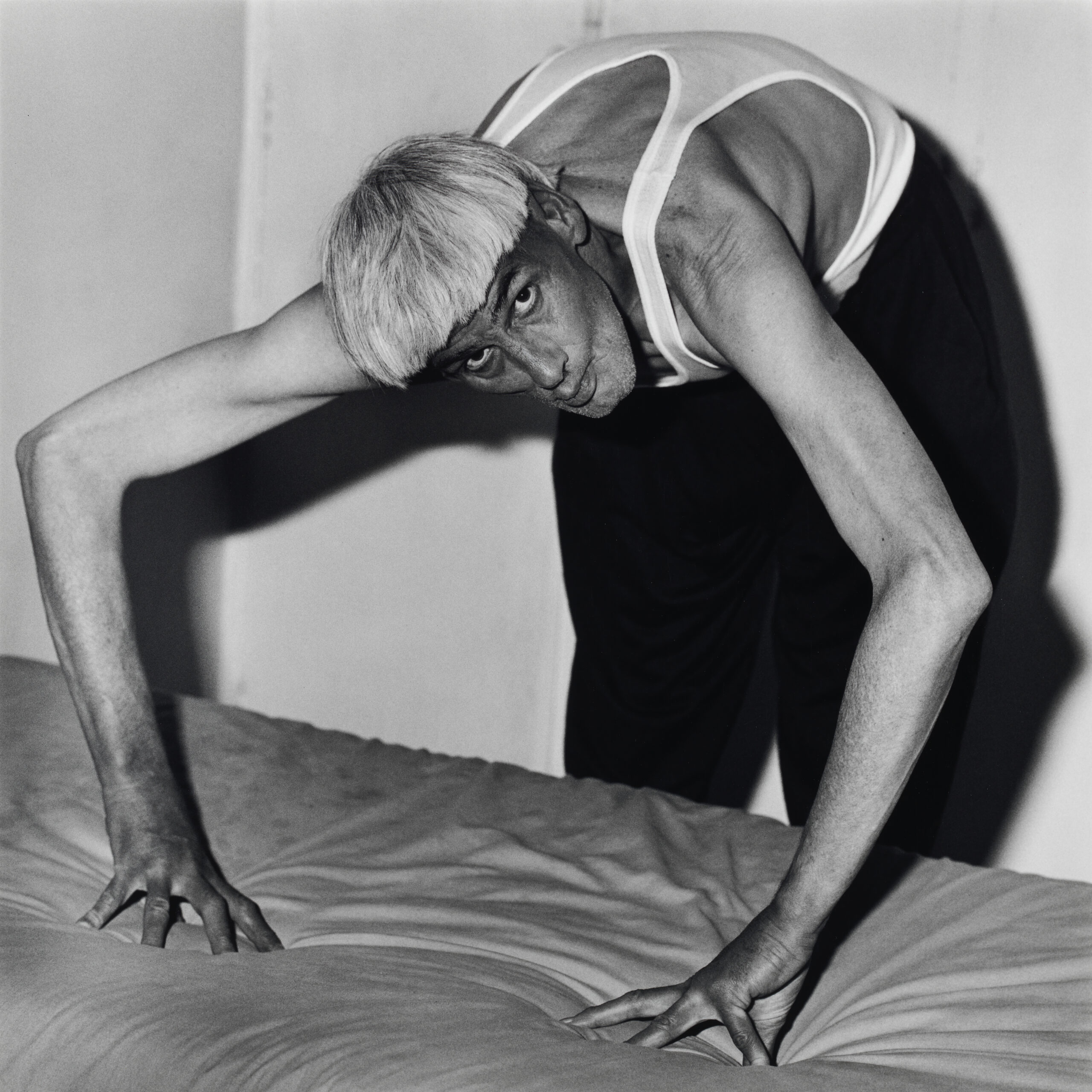 Roger Ballen, Man Bending Over, from the series Outland, 1998 · SFMOMA