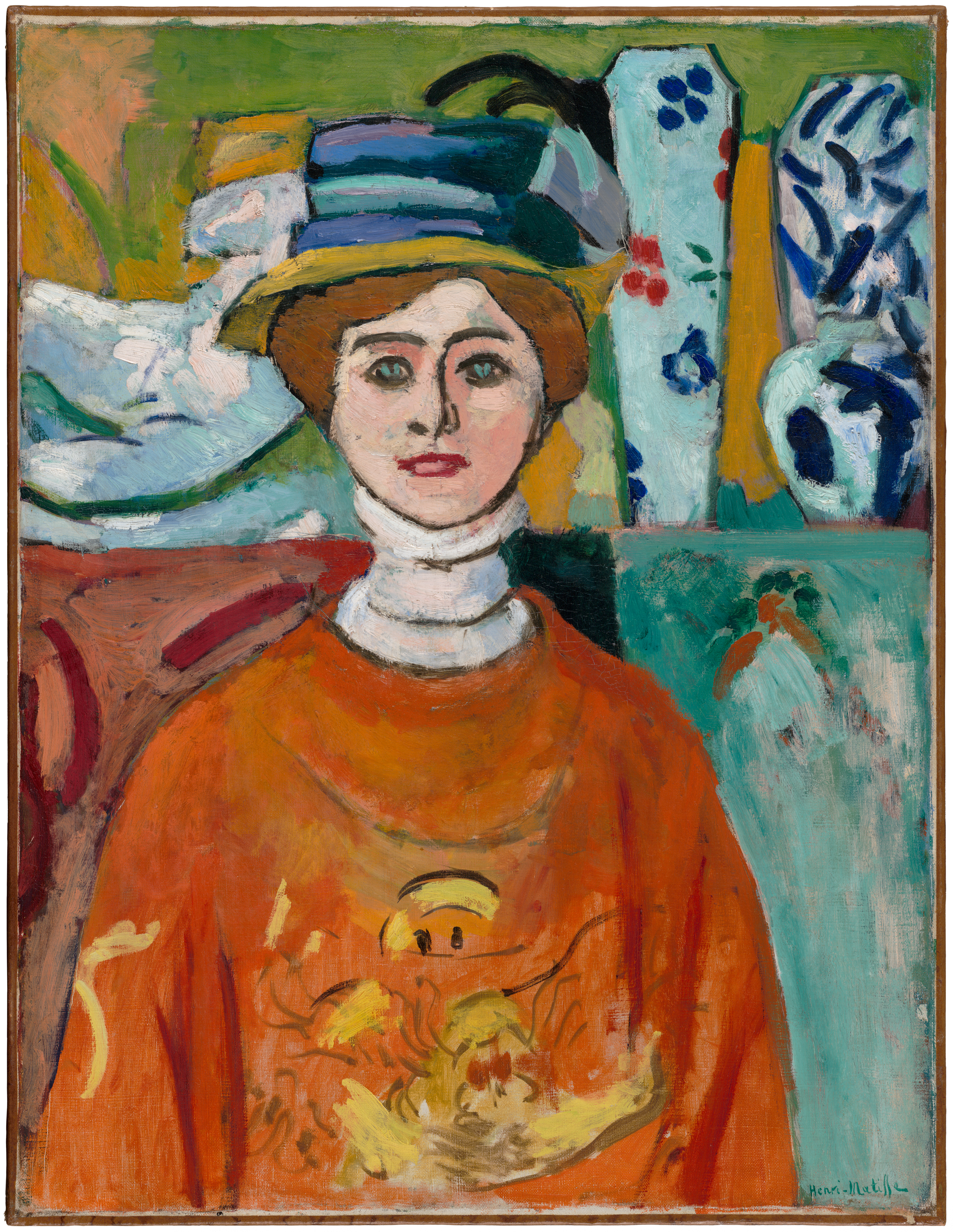 Henri Matisse, La fille aux yeux verts (The Girl with Green Eyes