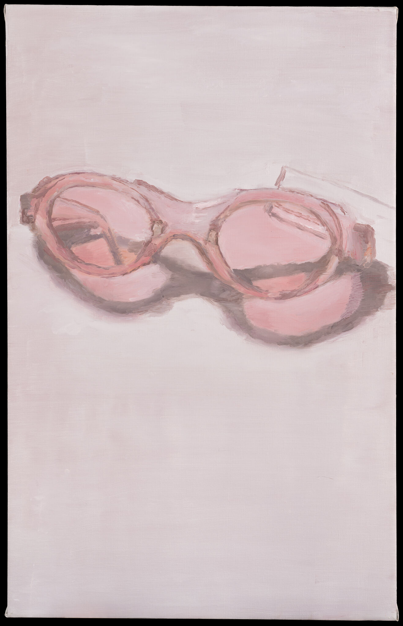 Luc Tuymans, Pink Glasses, 2001 · SFMOMA