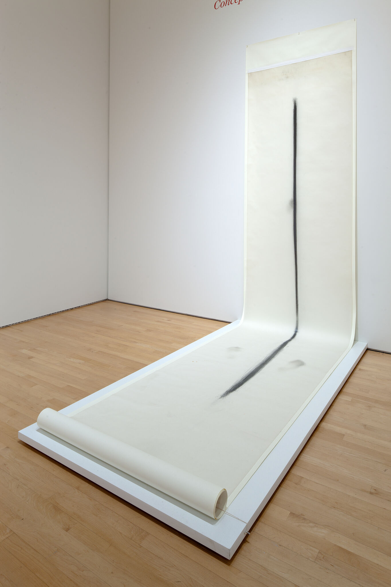 Tom Marioni, Drawing a Line as Far as I Can Reach (Edinburgh Drawing ...
