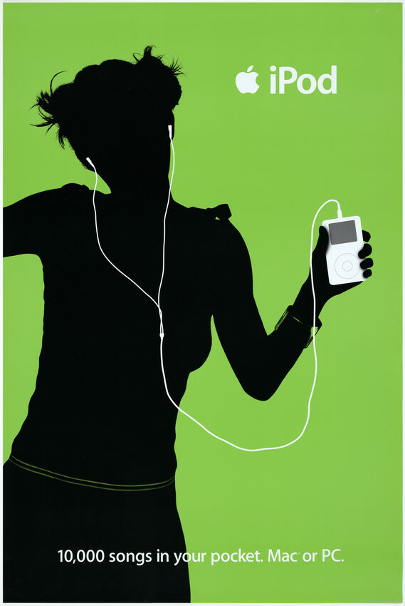 Apple Inc., iPod Poster [Green], 2003 · SFMOMA
