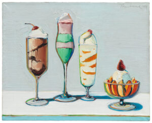 Wayne Thiebaud, Dessert Tray, 1992-1994 · SFMOMA