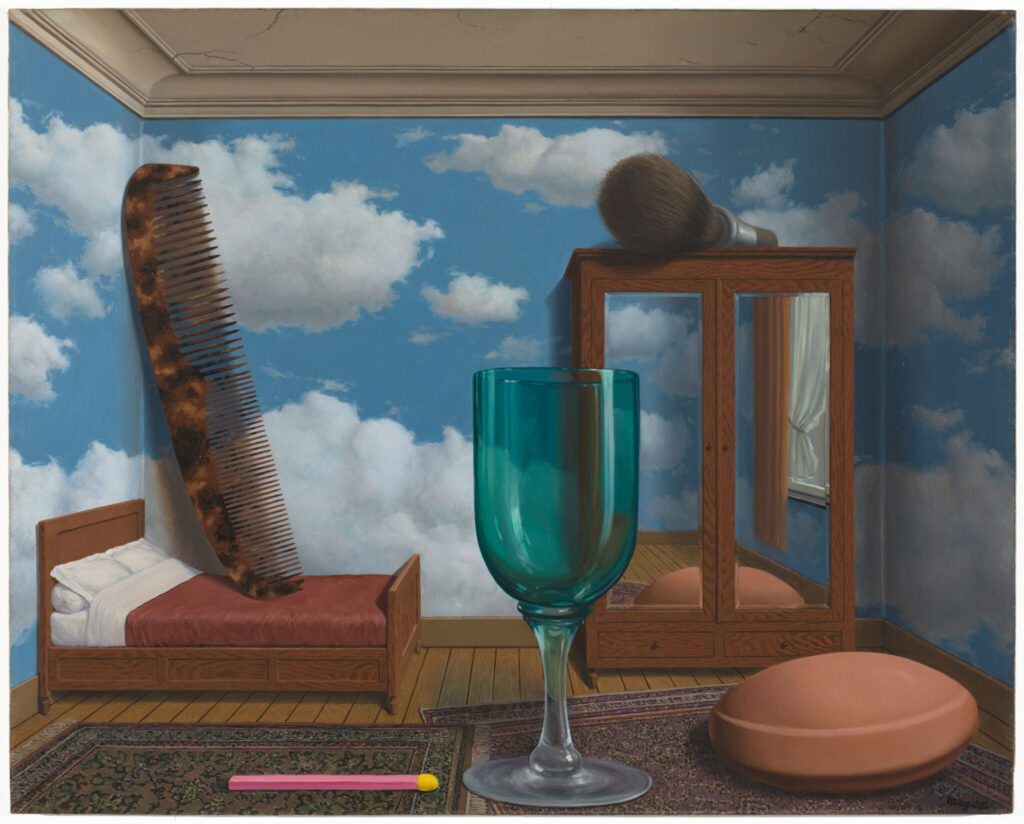 Les Valeurs personnelles (Personal Values), tableau de René Magritte — San Francisco Museum of Modern Art