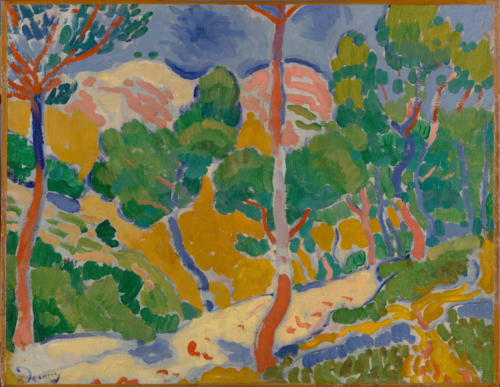 André Derain, Paysage du Midi (Midi Landscape), 1906 · SFMOMA