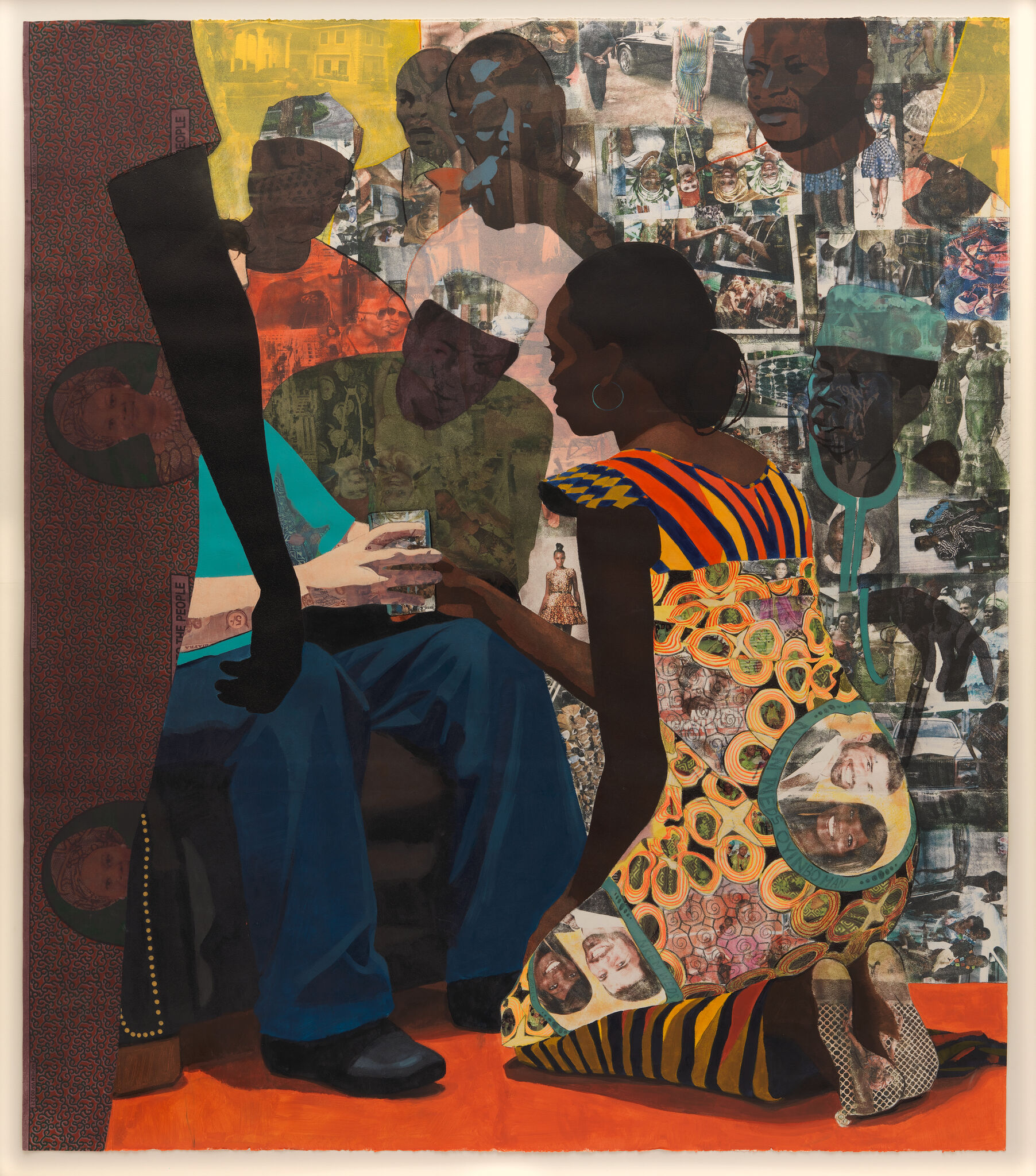 Work by Njideka Akunyili Crosby