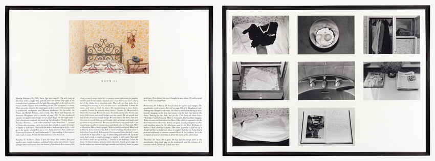 Sophie Calle, L'hotel, chambre 25 (The Hotel, Room 25), 1981-1983