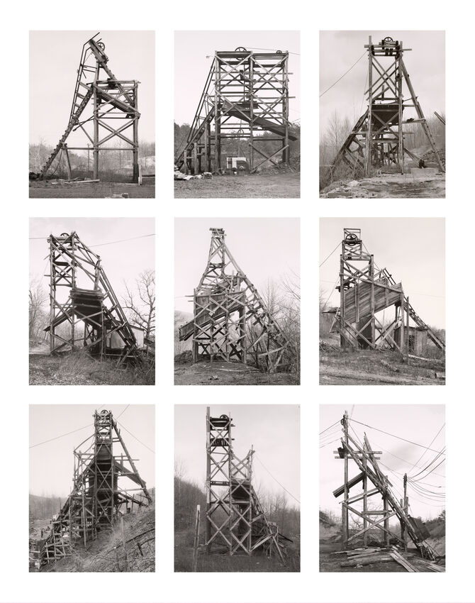 Bernd and Hilla Becher, Coal Mine Tipples, Pennsylvania, United