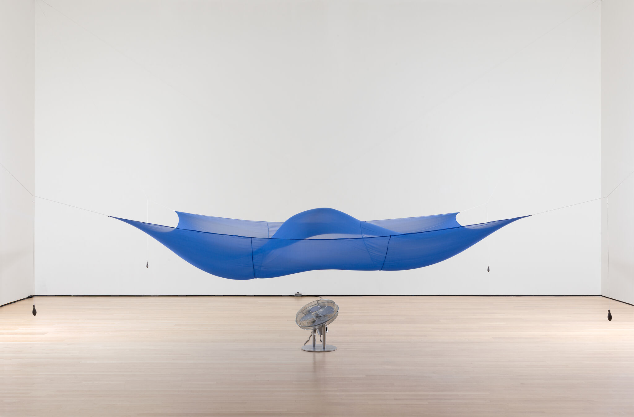 Hans Haacke, Blue Sail, 1964-1965 · SFMOMA